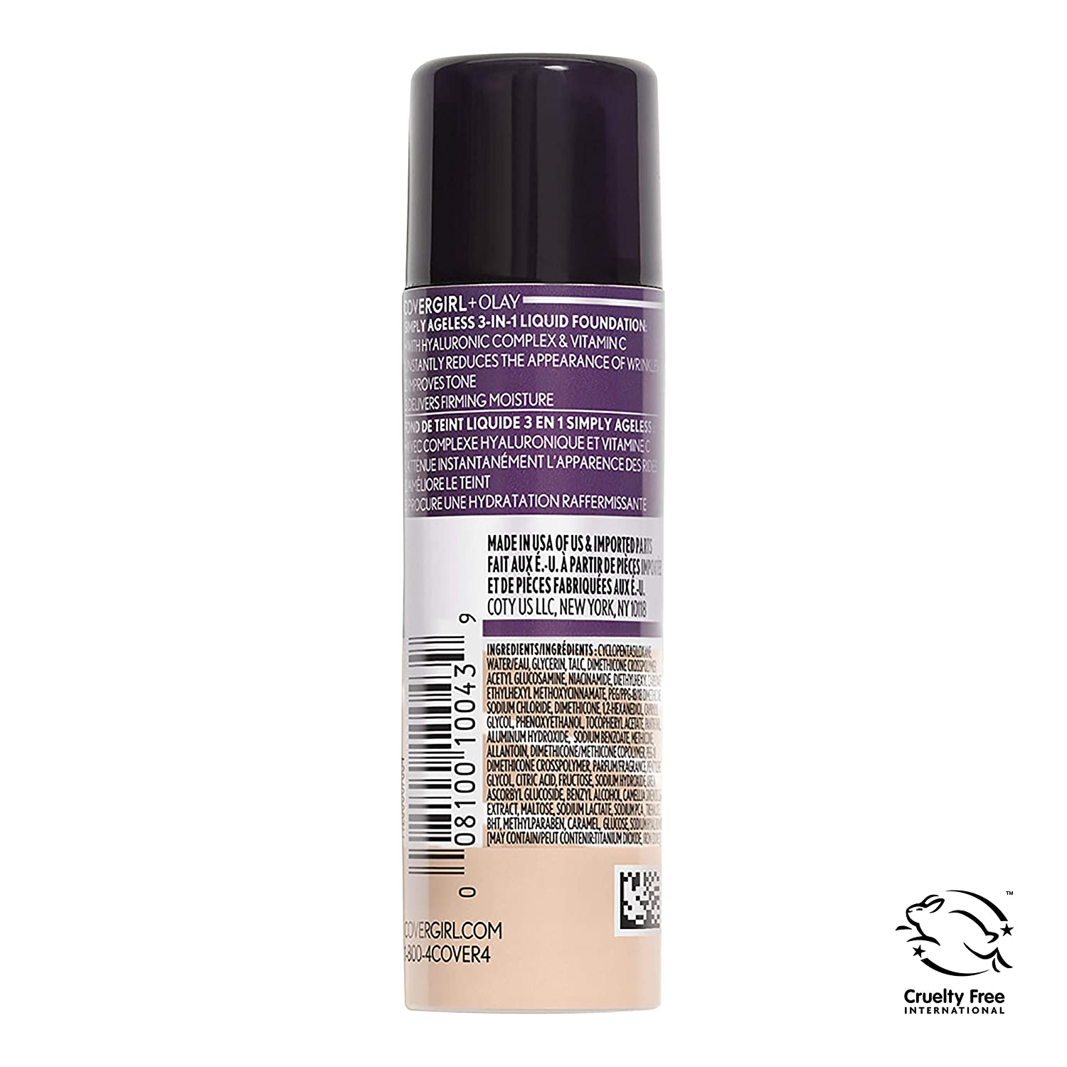 COVERGIRL+OLAY Simply Ageless 3-in-1 Liquid Foundation, Natural Beige - Image 2